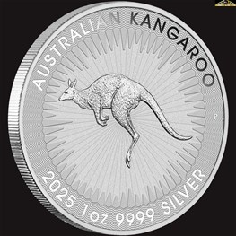 1oz Perth Mint Silver Kangaroo Coin 2025