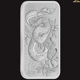 1oz Lunar Snake Silver Minted Bar 2025