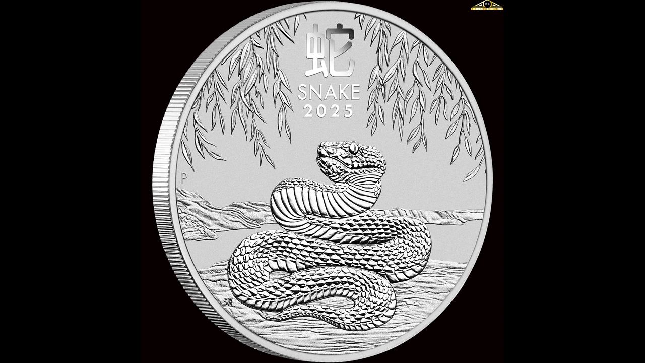 thumbnail image 2 of 2025 1/2 Oz Australian Silver Lunar Coin – Year Of The Snake, Perth Mint, .9999 Fine 2 of 6