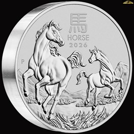 1/2oz Perth Mint Silver Horse 2026 NEW
