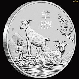 1oz Silver Perth Mint 2027 Goat Bullion Coin 