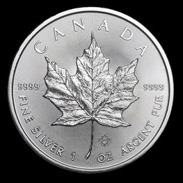 1oz Silver Maple Leaf 2015 