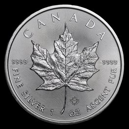 1oz Royal CanadianMint Silver Maple Leaf 2019