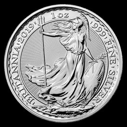 1oz Royal Mint Silver Britannia Coin 2019