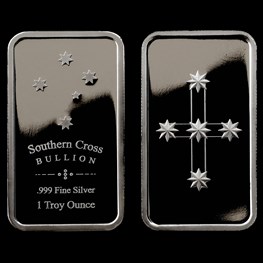 1oz Southern Cross 'Eureka' Silver Bar 