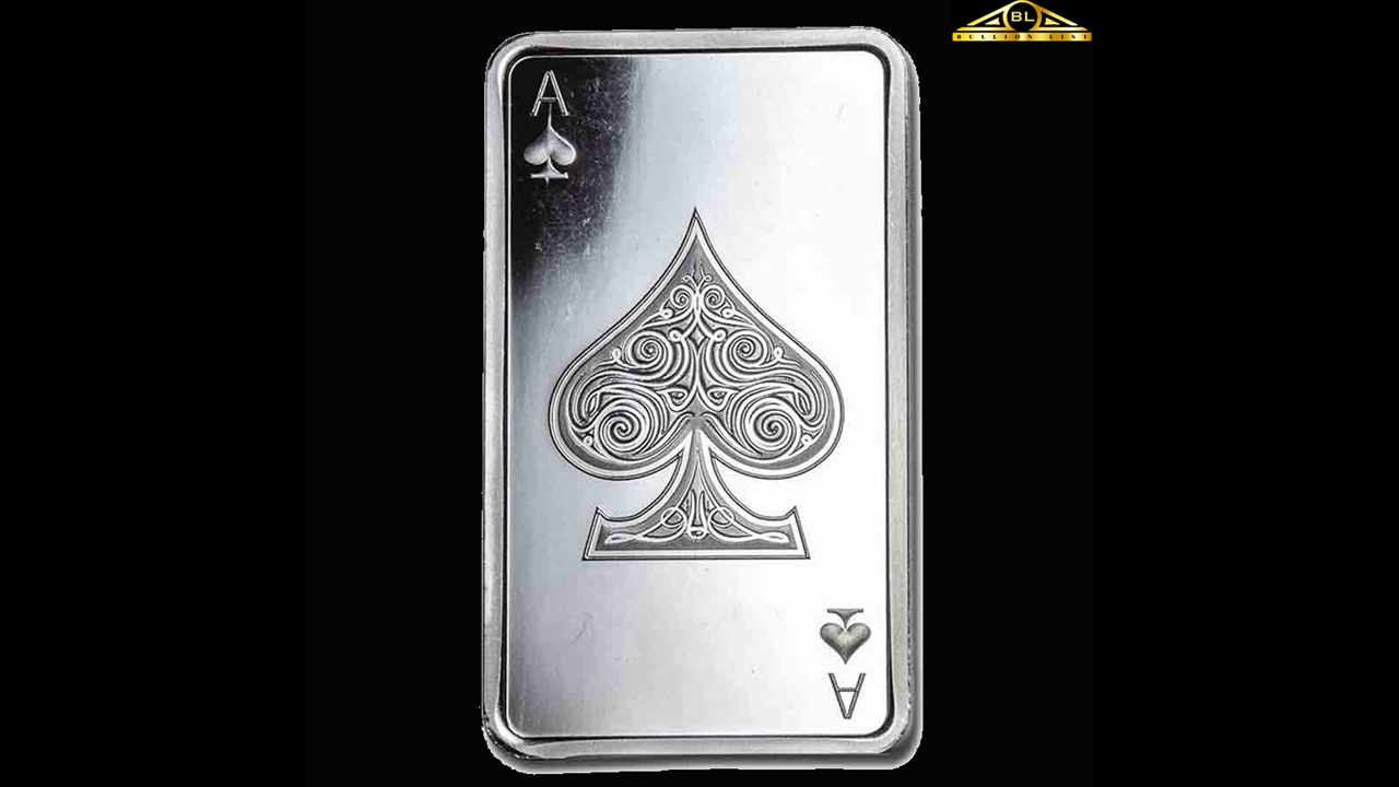 Bullion List Browse Silver Bars 10oz Silver bar Ace of Spades