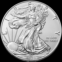 1oz American Silver Eagle 2020 
