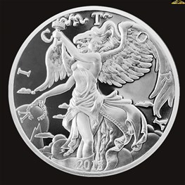 1oz Modern Ancients Nike Silver Round
